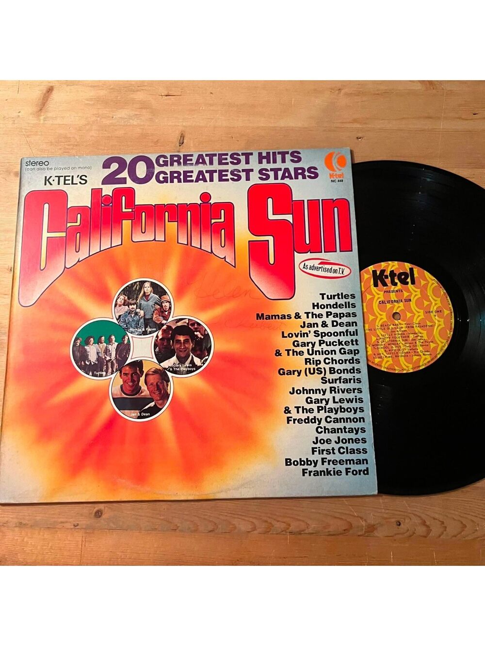 Various - California Sun 20 Greatest Hits 33rpm VG+ VR21